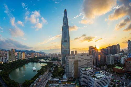 Lotte World Tower - Szöul, Dél-Korea